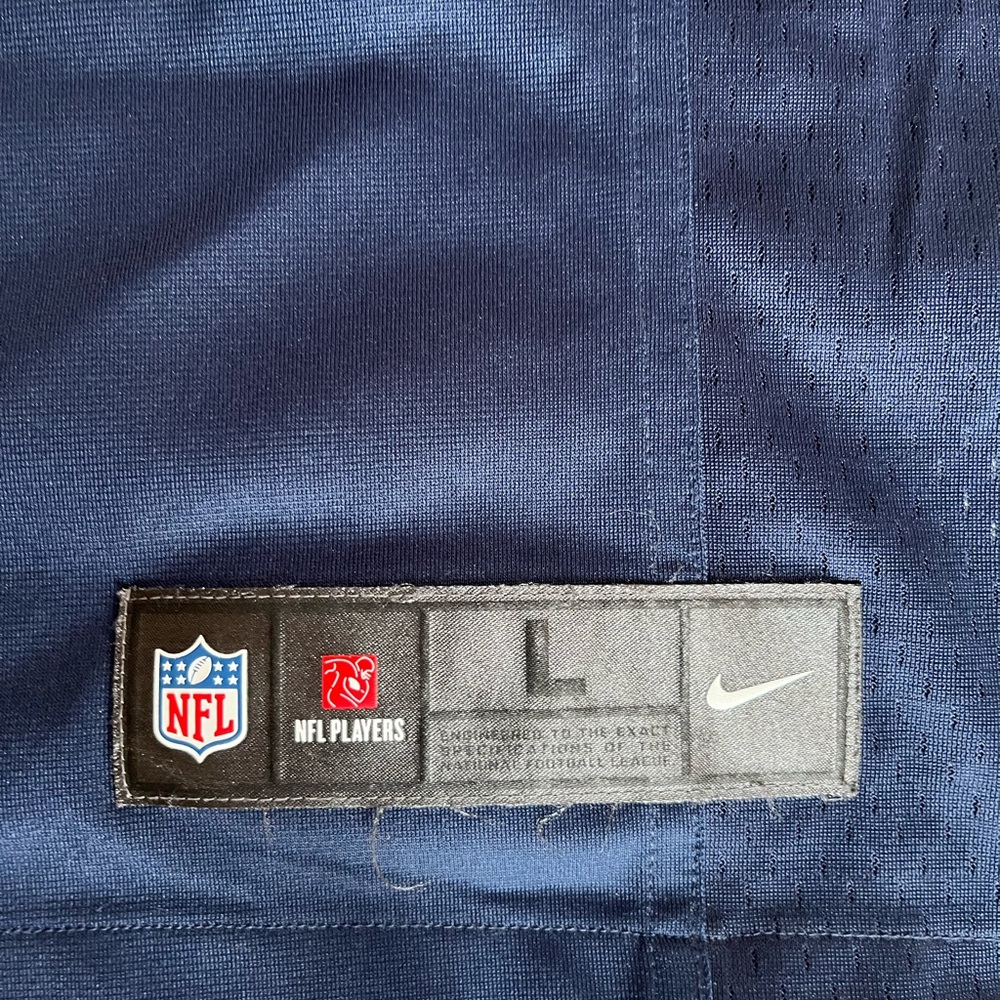 NFL Men's Navy and Lime Green Jersey - Picture 2 of 7